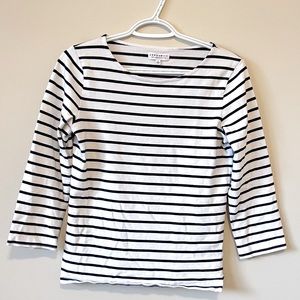 Aritzia Community Organic Cotton 3/4 Sleeve Top